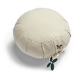 Kapok zafu round meditation bolster - Natural