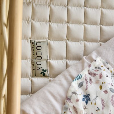Kapok mattress pad for Daisy rattan bed (small)