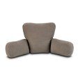 Kapok pram pillow, Dusted Brown